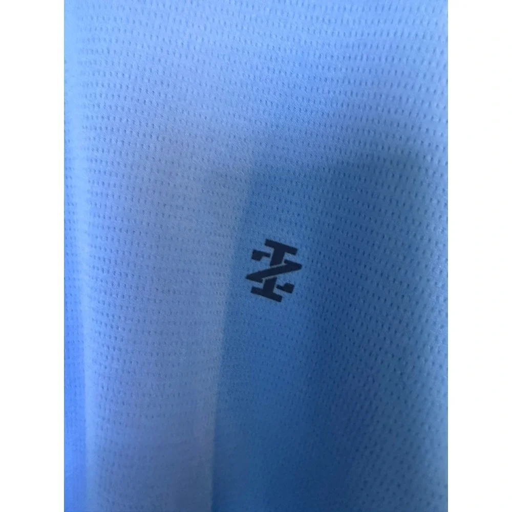 Izod Golf Mens XL Swingflex Pro Z1 1/4 Zip Pullover Blue Regatta Mesh